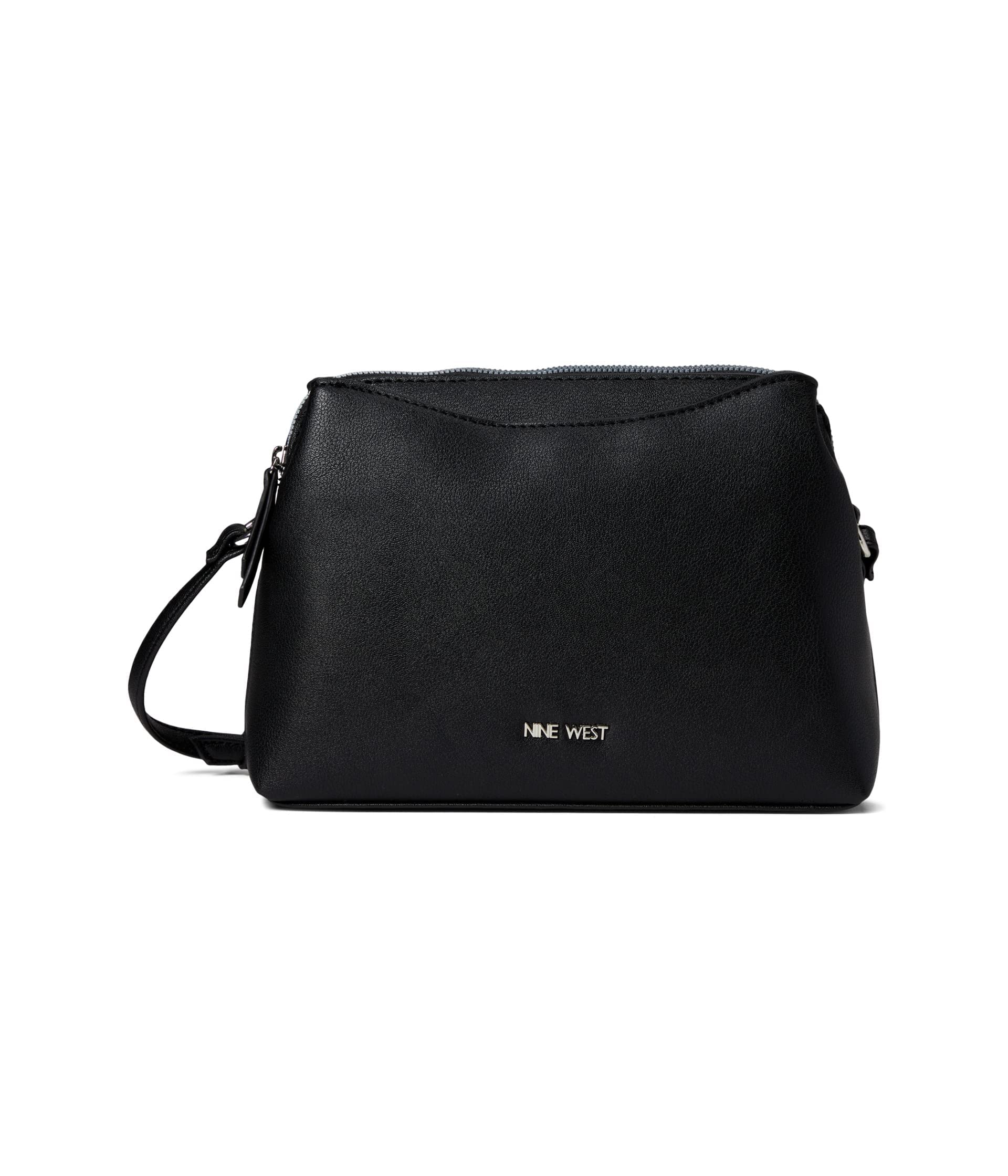 NINE WEST Calandra Mini Dome Crossbody Bag for Women - Stylish Small Leather Shoulder Purse with Adjustable Strap, Perfect for Daily Use, Travel & Evening Out
