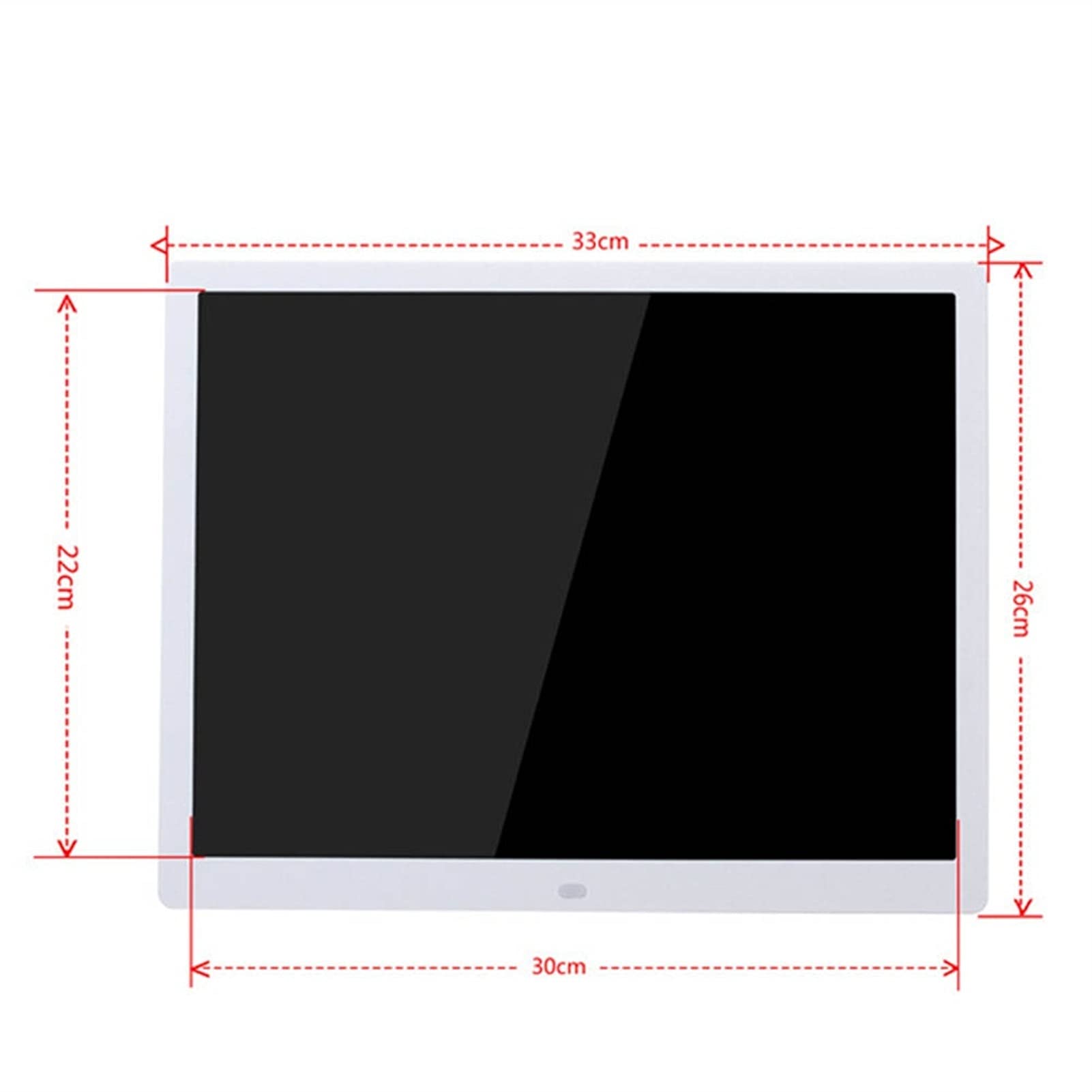15 Inch Digital Picture Frame - HD 1080P Wall Mountable Digital Photo Frame with Video Playback - Perfect for Home Decor, Office Display & Digital Advertising (Black)