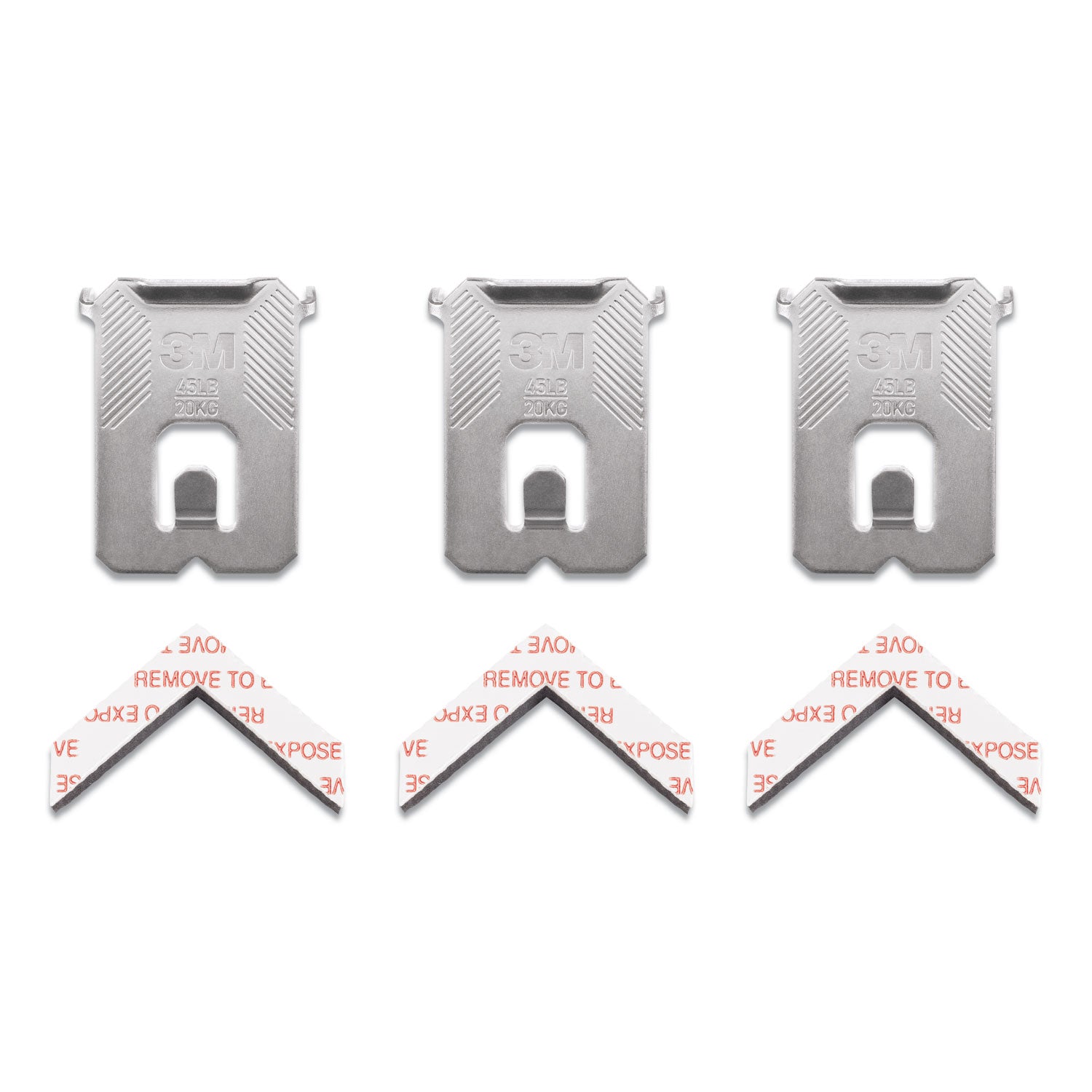 3M™ Claw Drywall Picture Hanger - Heavy Duty Stainless Steel Hooks (45 lb Capacity) - Includes 3 Hooks & 3 Spot Markers - Perfect for Hanging Frames, Mirrors & Home Decor Securely