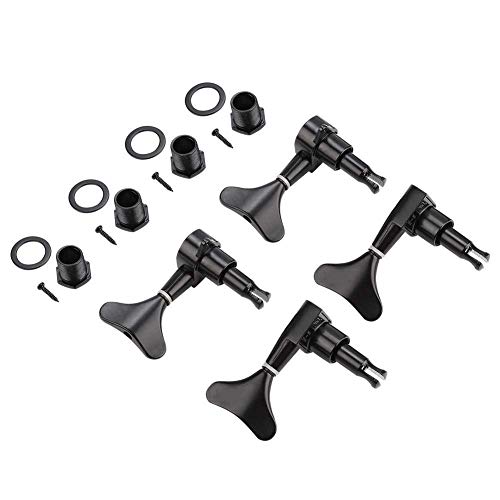 VBESTLIFE 2L 2R Electric Bass Machine Heads - Sealed Bass Guitar Tuners & Tuning Pegs for Precision String Tuning | Perfect for Electric Bass Guitar Maintenance & Performance Upgrades