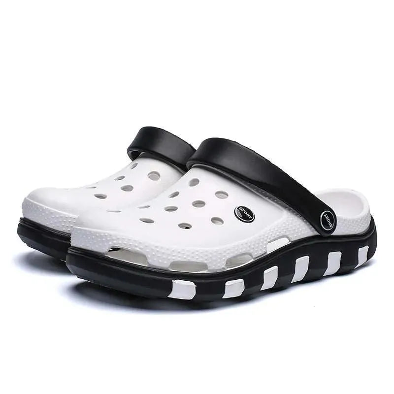 Comfortable Casual Beach Crocs Shoes for Men & Women - Lightweight Waterproof Slip-On Sandals for Pool, Beach, and Outdoor Activities