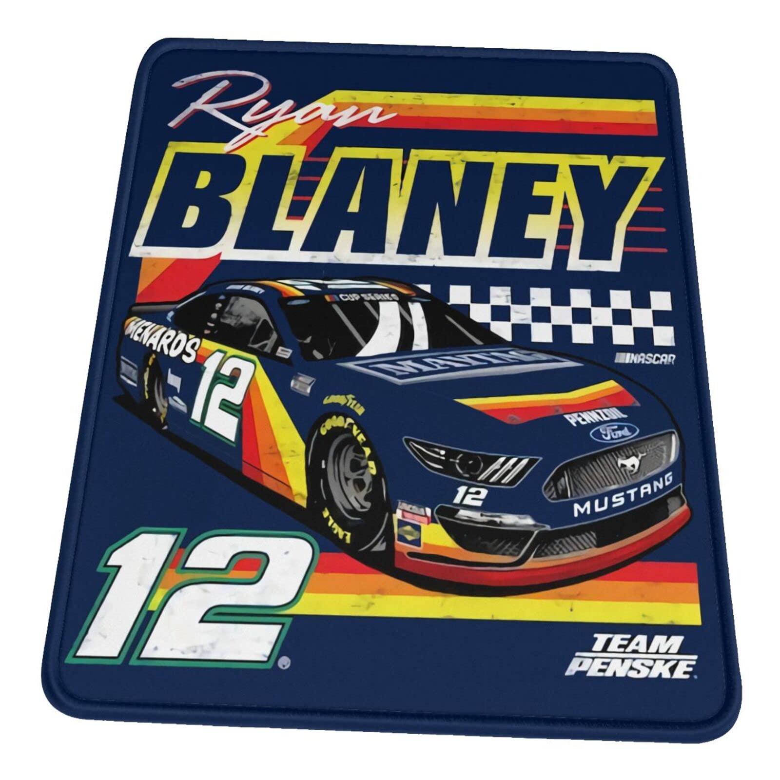 Ryan Blaney 12 Mouse Pad - Non-Slip Water Resistant Desk Mat for Laptop & Office, Premium Wireless Mouse Pad Computer Accessories - Perfect for Gaming, Work & Home Office Setup