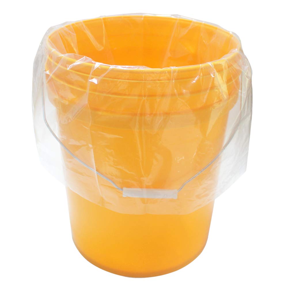 25 Pack 5 Gallon Bucket Liner Bags - Heavy Duty 2 Mil Leak Proof Food Storage Bags for Marinating, Brining, Pickling & Bulk Food Storage - Perfect for Restaurants, Catering & Home Kitchen Use