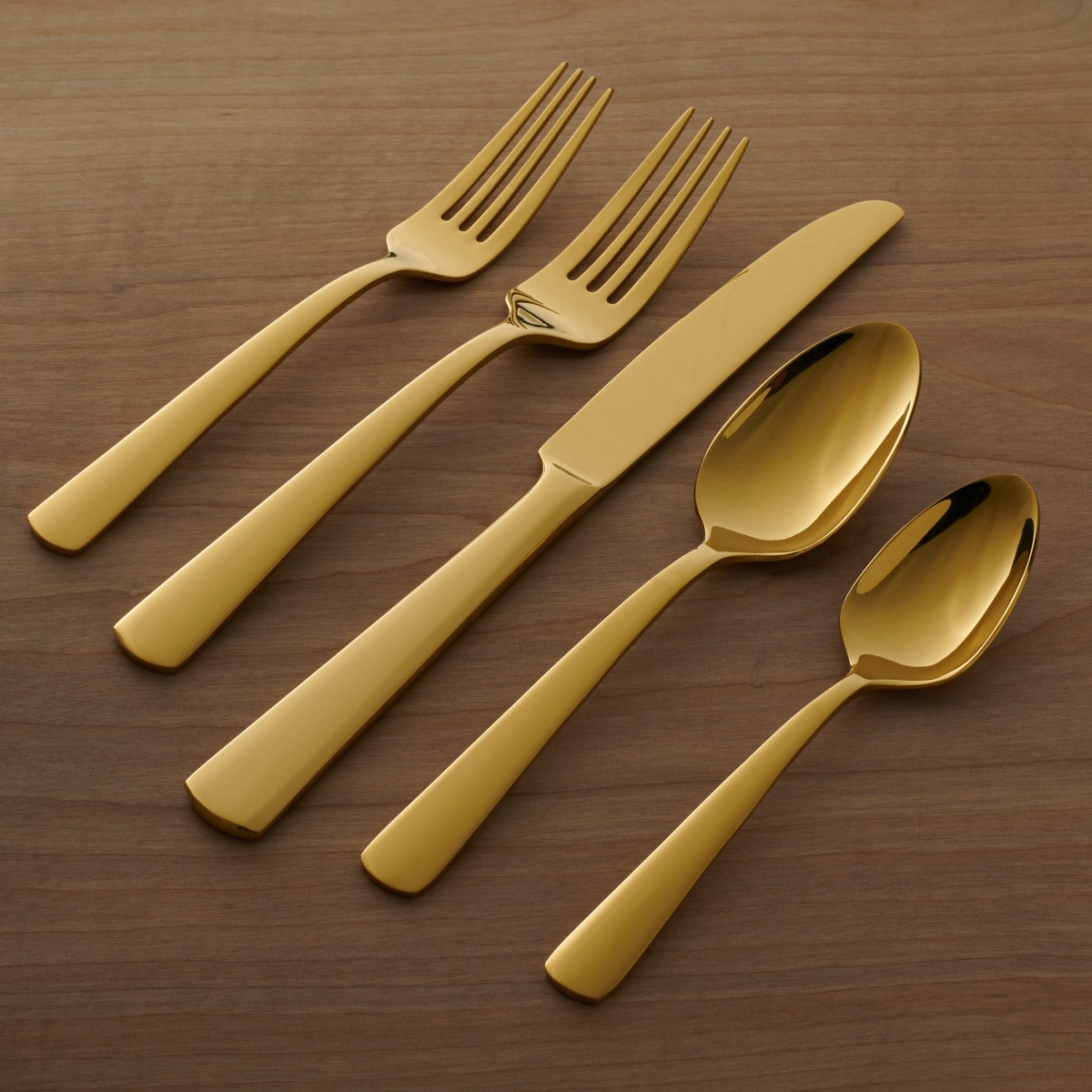Premium 23-Piece Aptitude Gold Mirror Flatware Set - Elegant Stainless Steel Cutlery for Dining, Parties & Wedding Gifts
