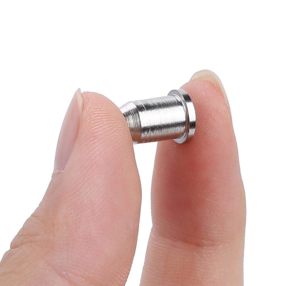 6-Piece Guitar Through Body String Ferrules for Electric Guitar - Premium Stainless Steel String Retainers for Enhanced Tuning Stability | Perfect for DIY Guitar Repair & Upgrades