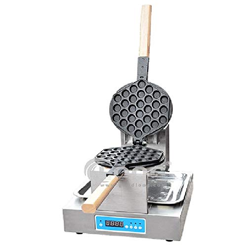 Premium FY-6E 110V/220V Dual Voltage Egg Waffle Maker with Double Instrument Control - Perfect for Home Breakfast, Brunch & Party Snacks