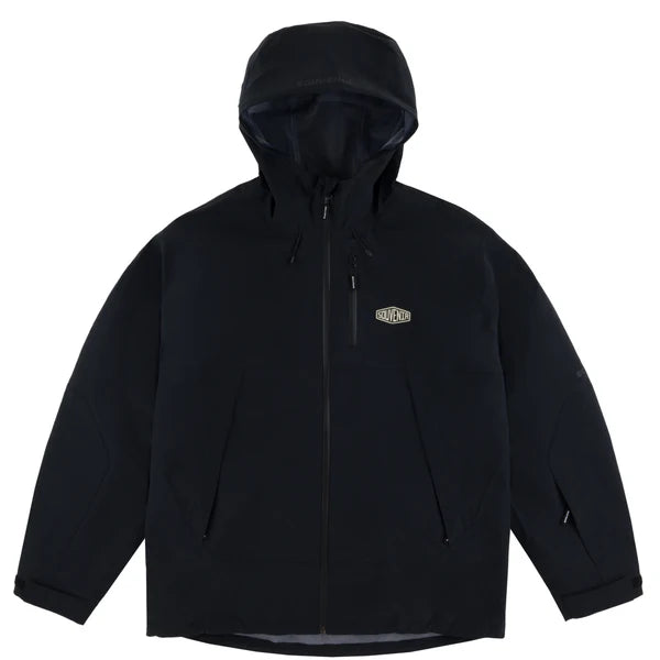 2025 Souvenir 3-Layer Ripstop Shell Snowboard Jacket - Waterproof Windproof Winter Jacket for Men & Women - Perfect for Skiing, Snowboarding & Cold Weather Adventures (Black)