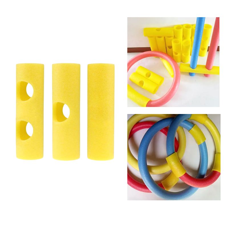 Pool Noodle Connector - 4 Pack Durable Swim Noodle Joints for Floating Toys & Pool Accessories | Perfect for Connecting Pool Noodles, Creating Floating Mats, and Water Play Activities