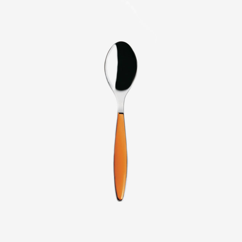 Guzzini Feeling Teaspoon Set - Premium Stainless Steel Tea Spoons for Coffee, Dessert, and Tea - Perfect for Home, Cafe, and Restaurant Use