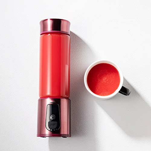PLKJZ Portable USB Electric Juicer Blender - Mini Fruit Mixer & Food Processor for Smoothies, Milkshakes & Juice Extraction | Perfect for Travel, Office & Home Kitchen Use