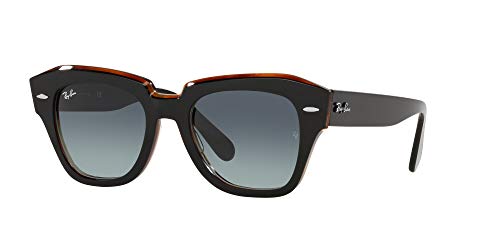 Black on Transparent Brown/Grey Vintage