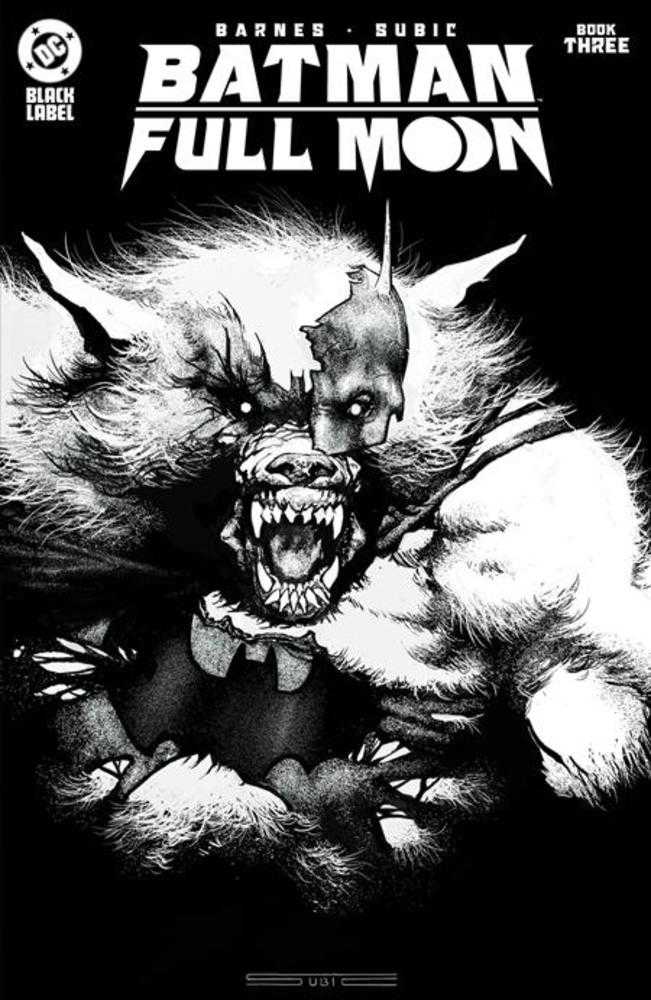 Batman Full Moon #3 (Of 4) Cover A Stevan Subic Glow In The Dark Variant - DC Comics Mature Readers Collectible - Perfect for Display & Nighttime Reading