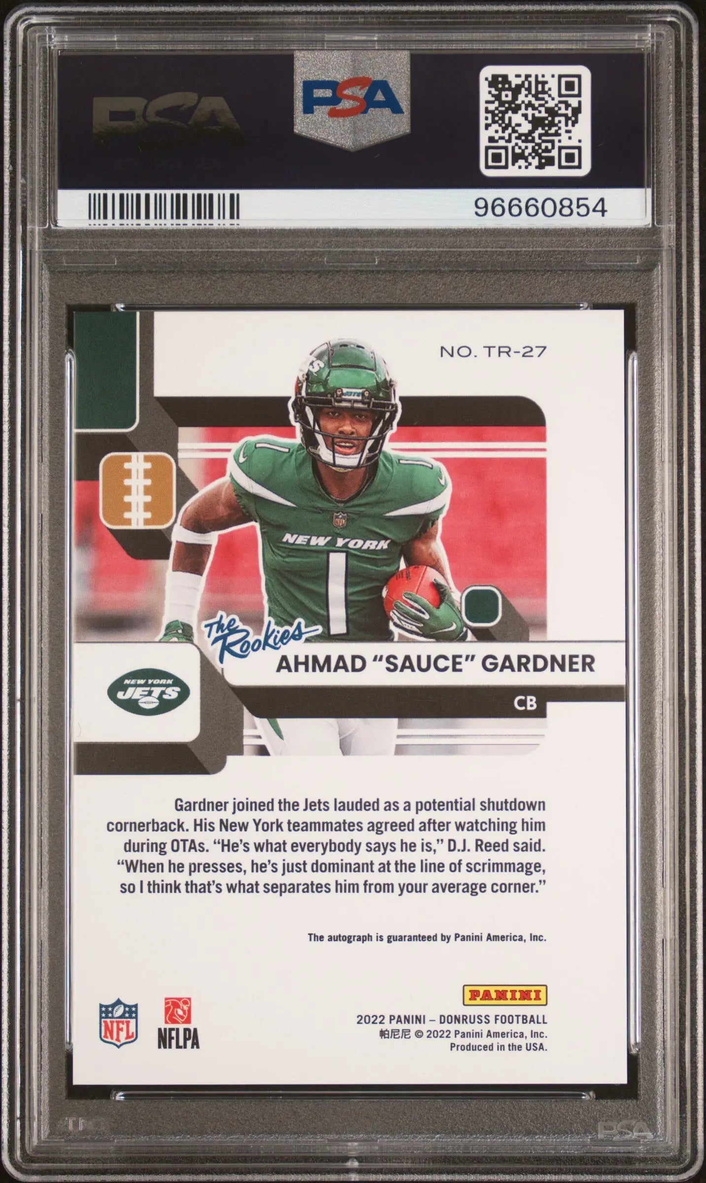 2022 Panini Donruss The Rookies Ahmad 