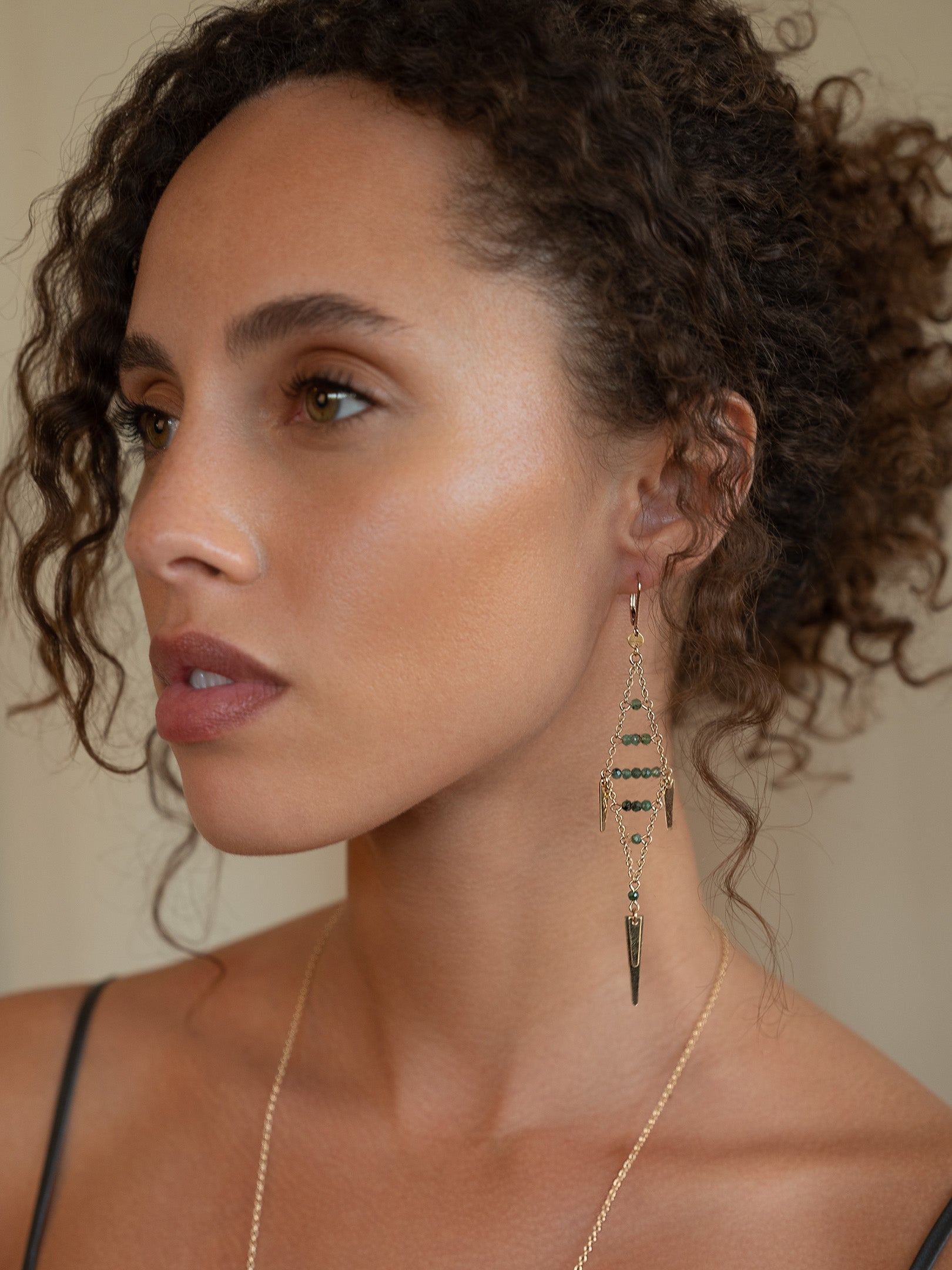 Lucky Fish Gemstone Earrings - Elegant Handmade Jewelry for Women, Sterling Silver Dangle Earrings - Perfect for Parties, Weddings & Everyday Wear