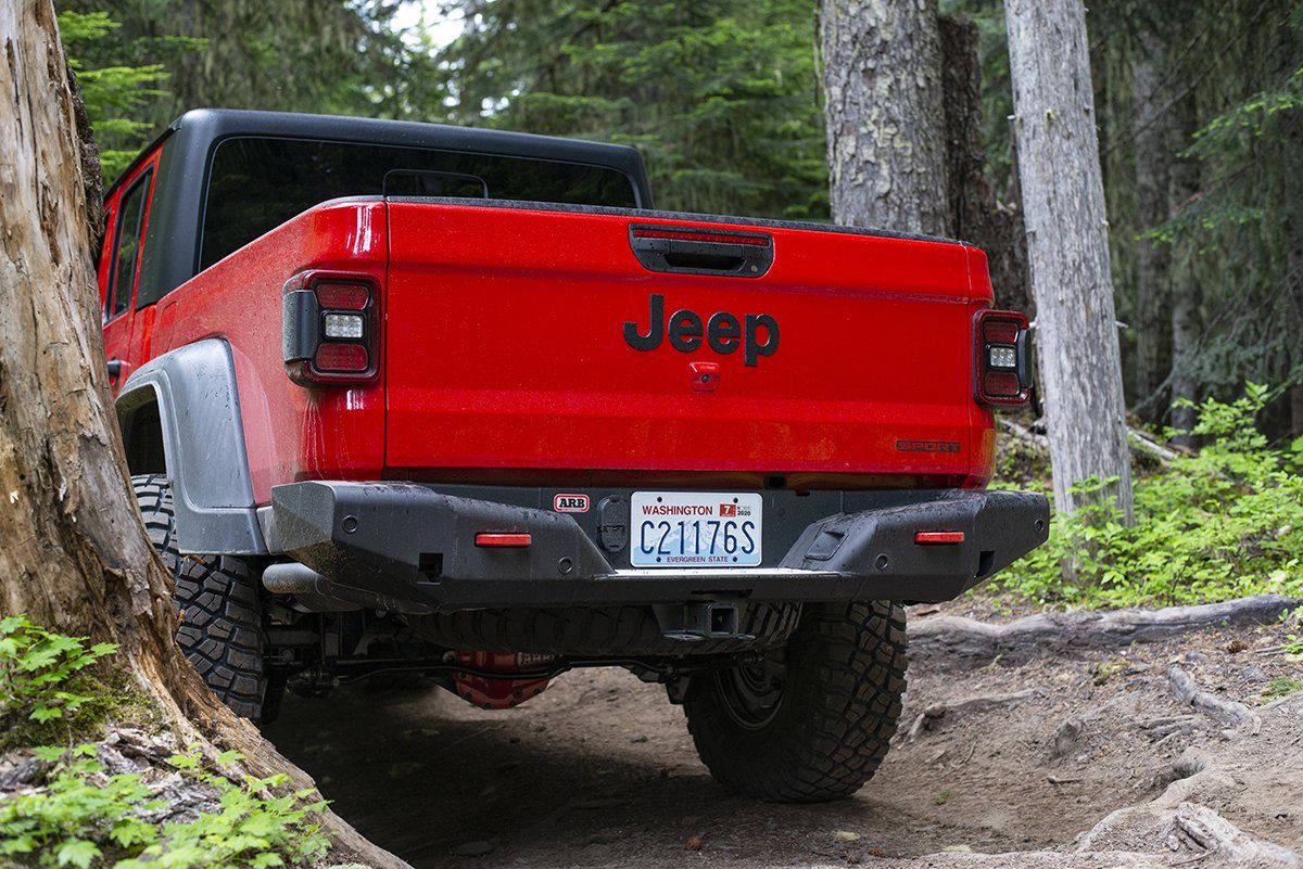2023 Jeep Gladiator (JT) ARB Heavy-Duty Steel Rear Bumper | Off-Road Protection & Towing | Perfect for Overlanding & Rock Crawling