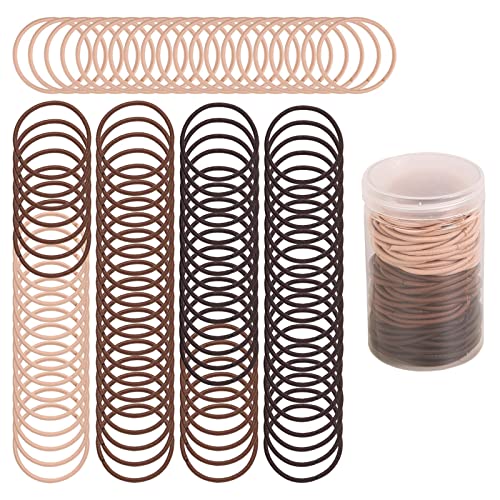Colorful 100-Piece Hair Tie Set for Girls - No Damage Hair Bands for School & Sports