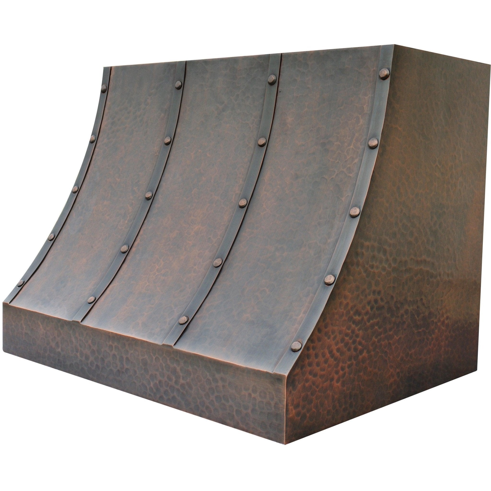Premium Sloped Copper Range Hood - SINDA H8TR | Modern Kitchen Ventilation for Gas & Electric Stoves | Ideal for Home Chefs & Open Concept Kitchens