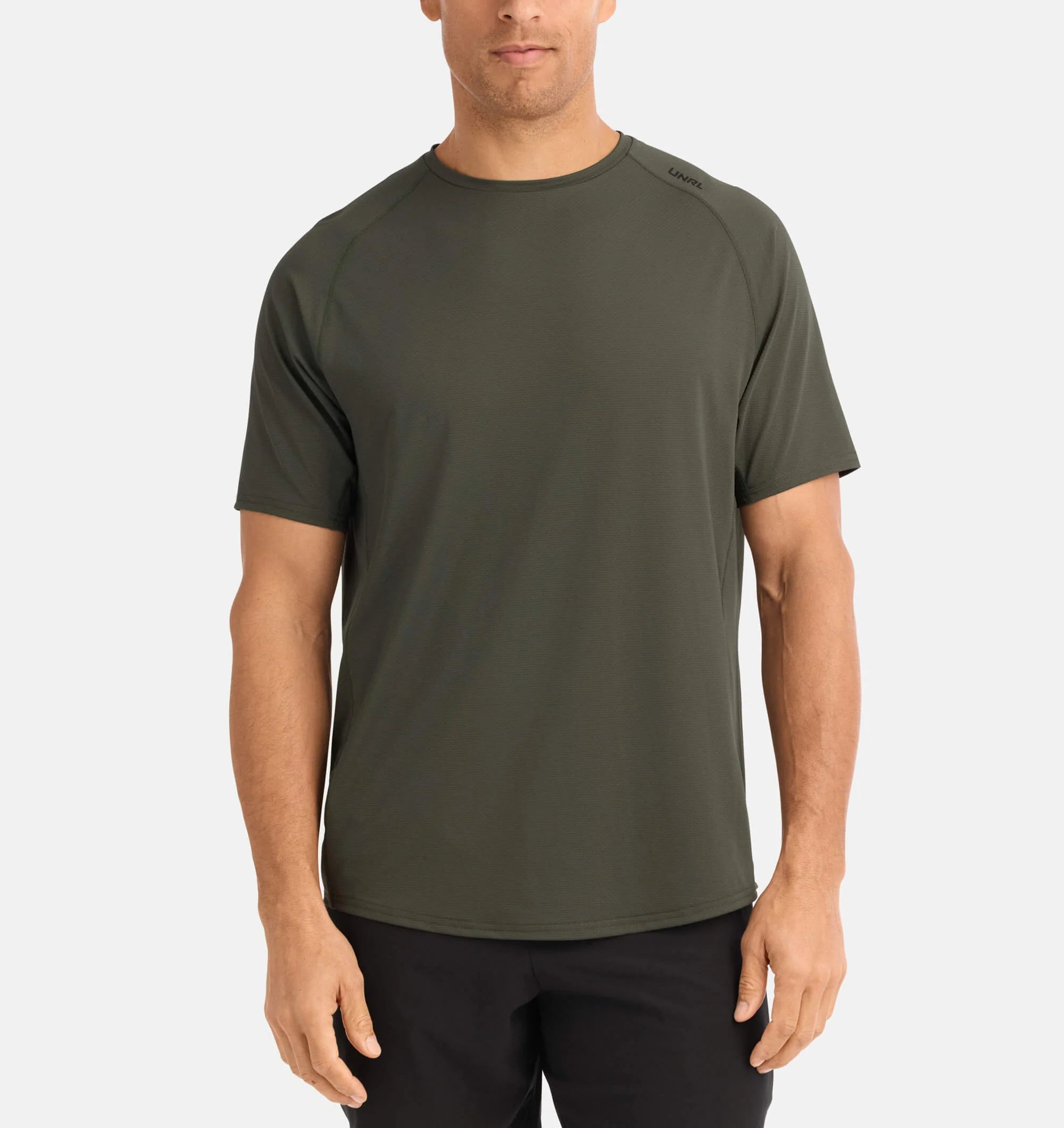 Men's Streamline Performance Tee - Moisture Wicking Athletic Shirt for Running & Gym Workouts - Comfortable Breathable Activewear (Grove)