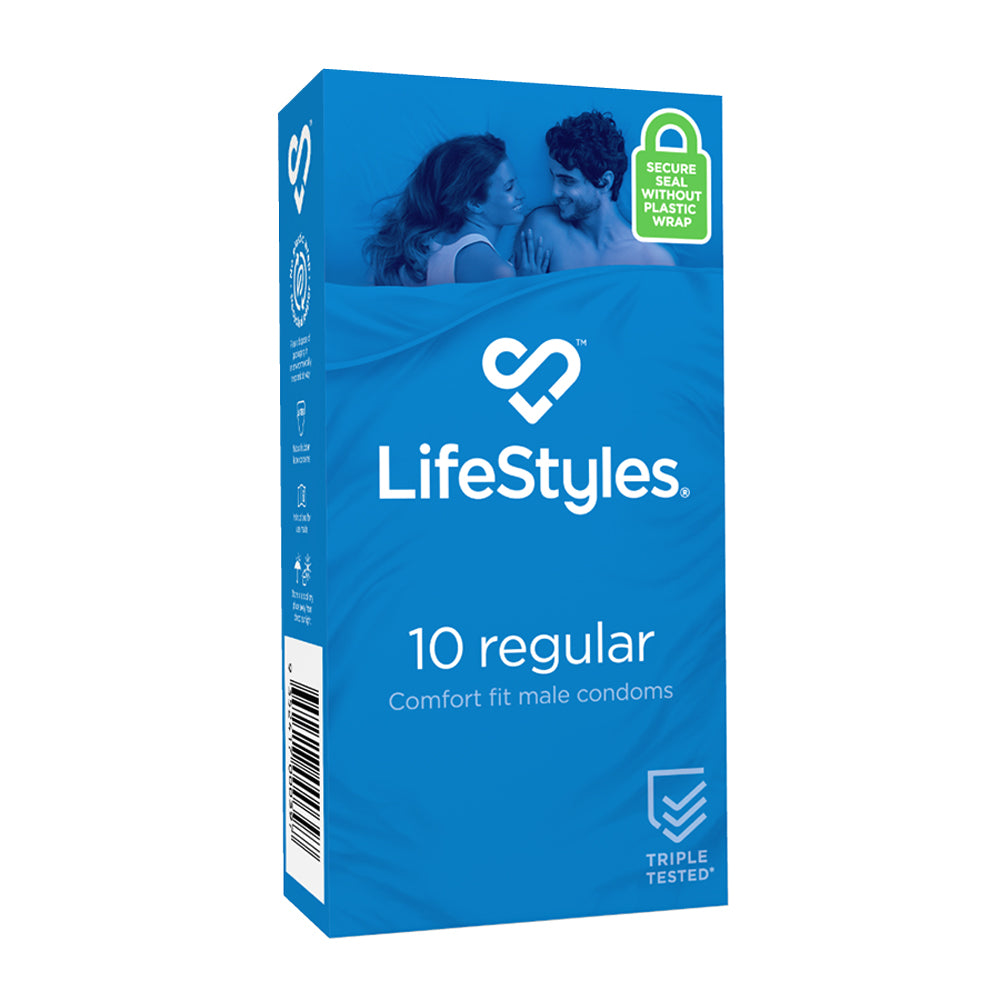 Ansell LifeStyles Regular Latex Condoms - 36 Count Pack | Ultra Thin & Reliable Protection | Perfect for Safe Intimacy & Birth Control | Great for Couples & Dating Scenarios