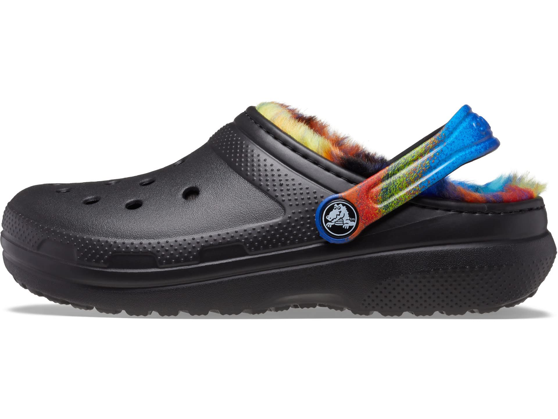 Crocs Unisex-Child Classic Lined Spray Dye Clog | Waterproof Kids Shoes for Boys & Girls | Perfect for School, Play & Outdoor Activities