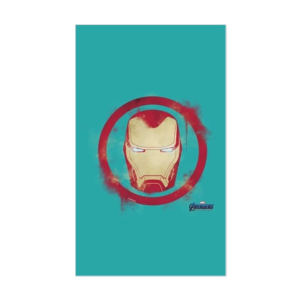 Iron Man Symbol Rectangle Bumper Sticker - Premium Car Decal for Cars, Trucks & Laptops - Marvel Superhero Gift for Fans