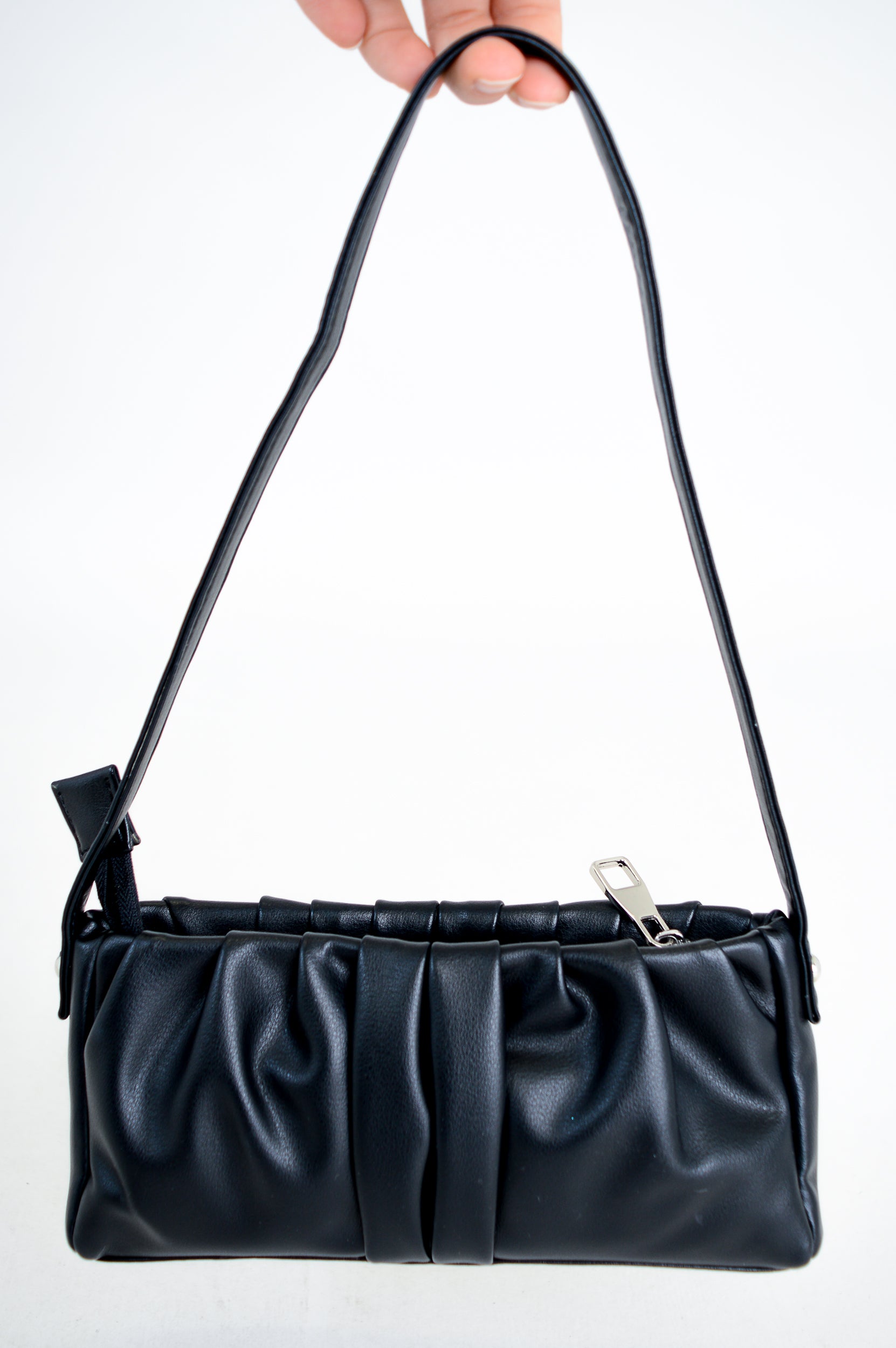 Janette Genuine Leather Handbag for Women - Stylish Black Purse for Work, Travel & Everyday Use
