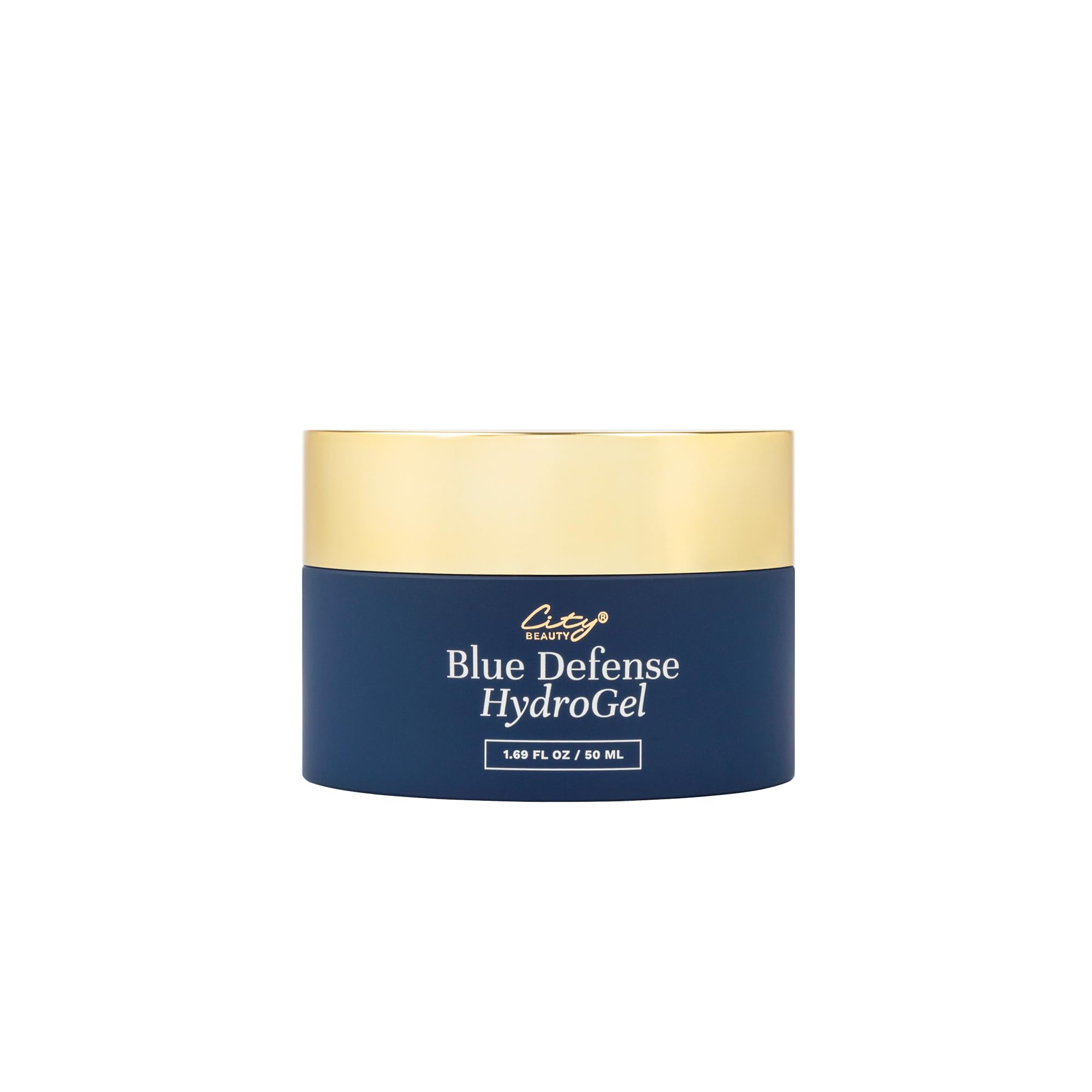 City Beauty Blue Defense HydroGel Face Moisturizer - Hydrating Gel with Hyaluronic Acid for Dark Spots & Wrinkles - Cruelty-Free Anti-Aging Skincare - Blue Light Protection for Daily Use & Night Routine