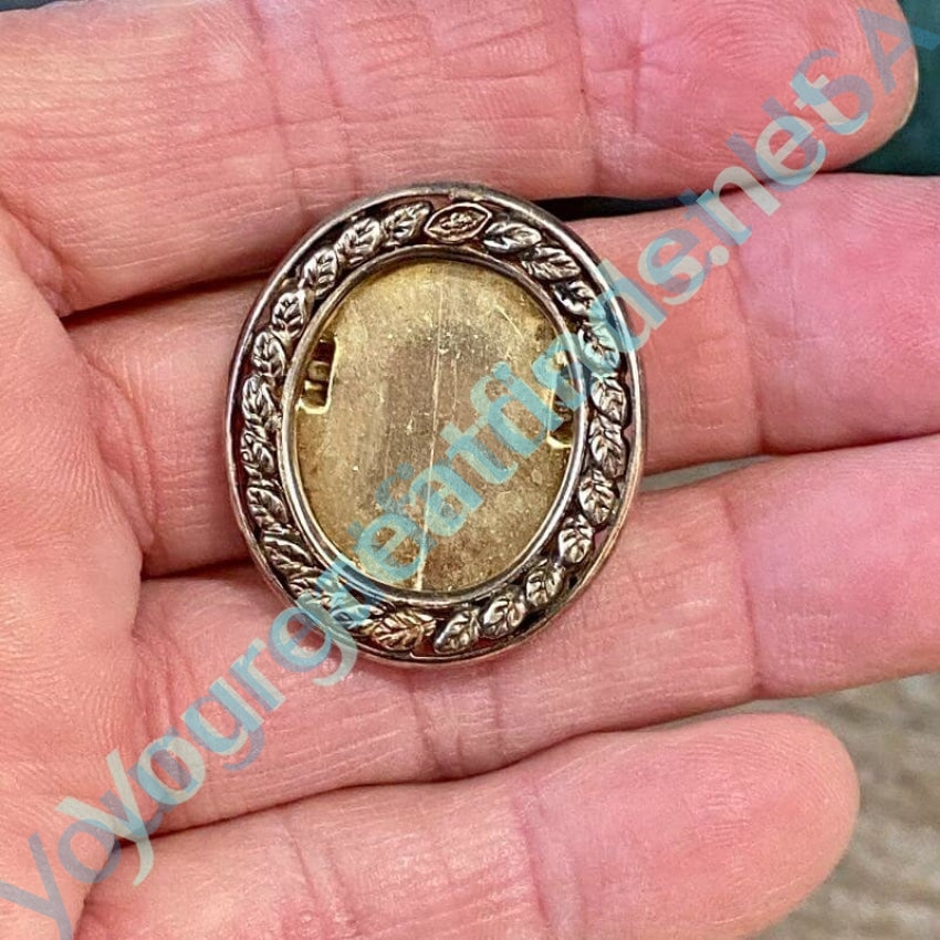 Sterling Silver Diamond Picture Frame Pendant Pin - Elegant Jewelry for Gifts, Memorials & Special Occasions