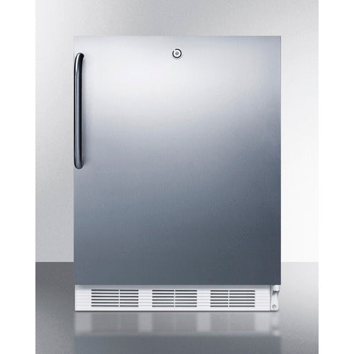 Accucold 24-Inch Wide Built-In All Refrigerator ADA Compliant - FF7LWBISSTBADA - Perfect for Modern Kitchens, Restaurants & ADA-Compliant Spaces