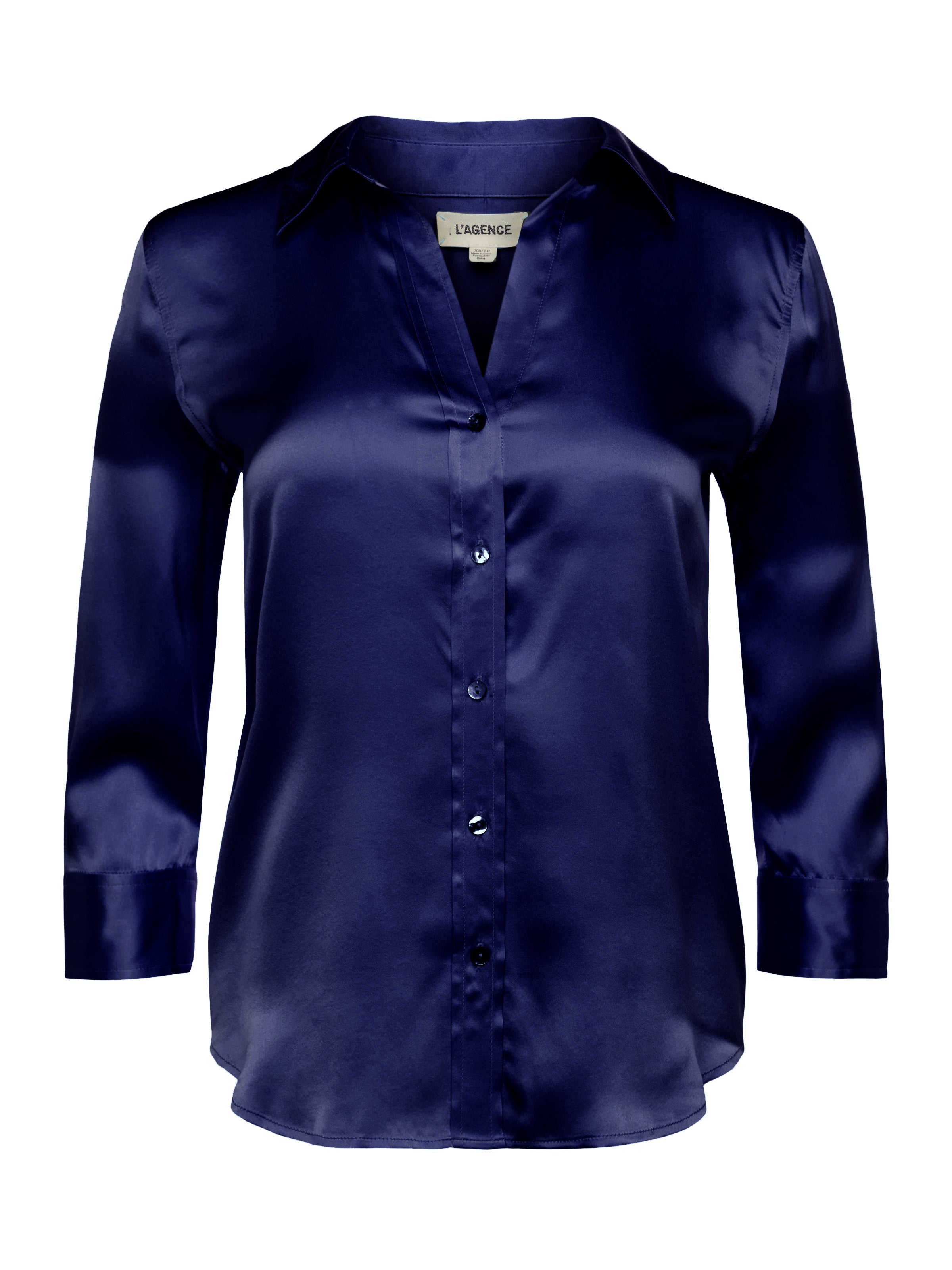 Dani Silk Blouse for Women - Elegant Long Sleeve Button Down Shirt - Soft & Breathable Silk Blouse for Office, Party & Special Occasions