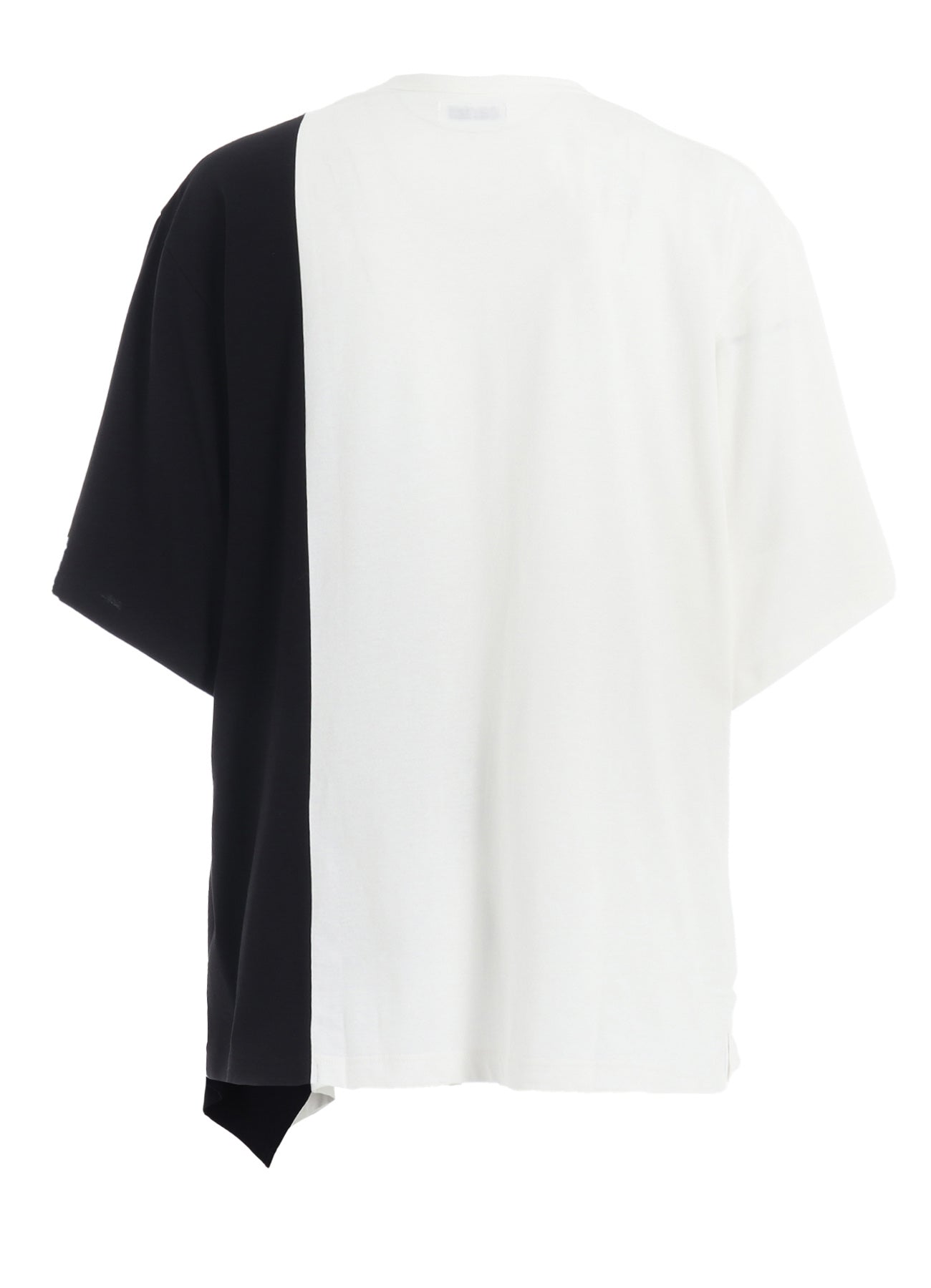 Soft Cotton Jersey Fabric Switch Half-Sleeve Draped T-Shirt for Women - Casual Comfort Wear for Everyday Outfits & Layering