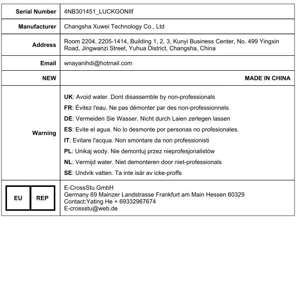 LUCKGONI 1/4