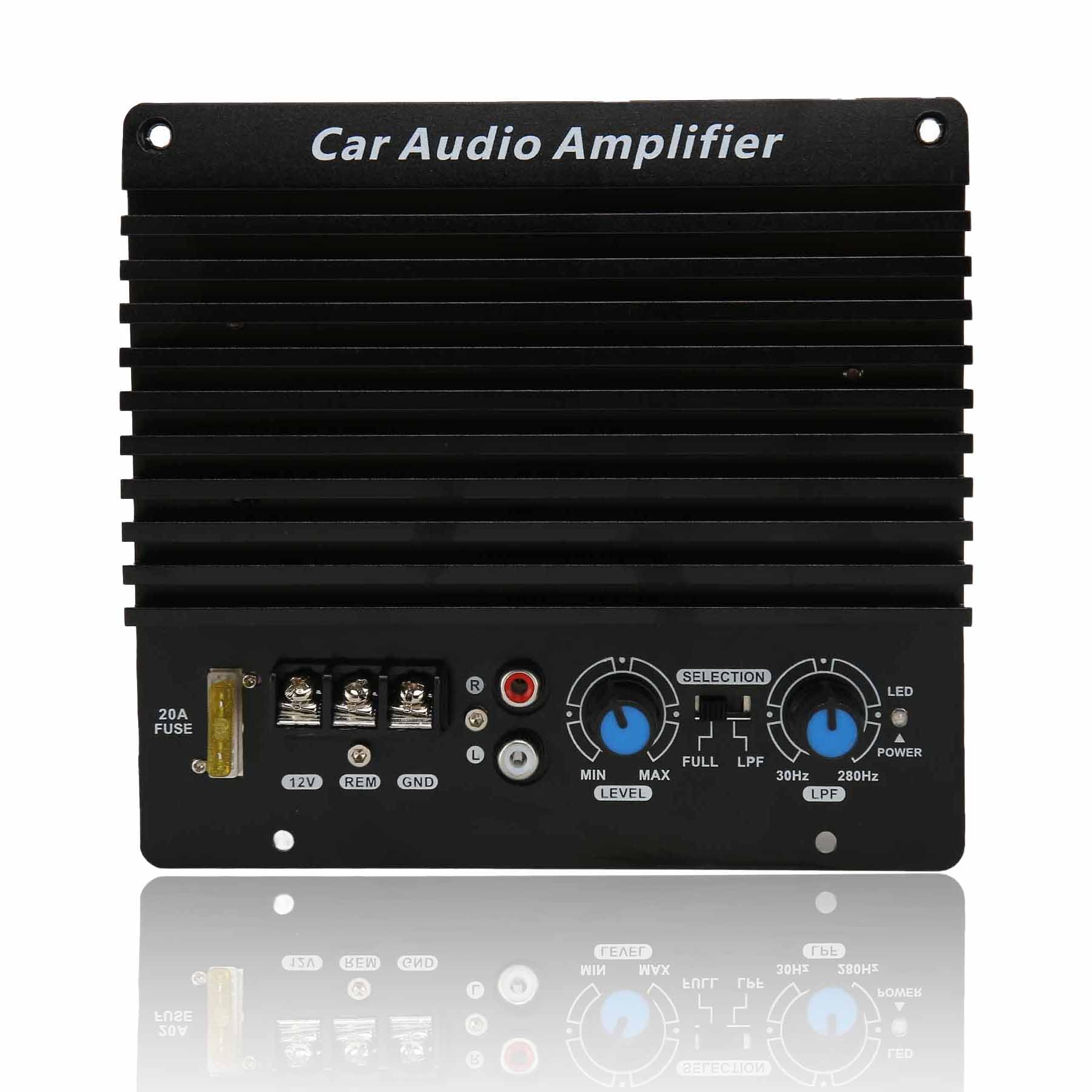 Flexman 300W 12V High Power Car Amplifier Box for 8-12 Inch Bass Speakers - Upgrade Your Car Audio System for Powerful Sound on Road Trips & Daily Commutes