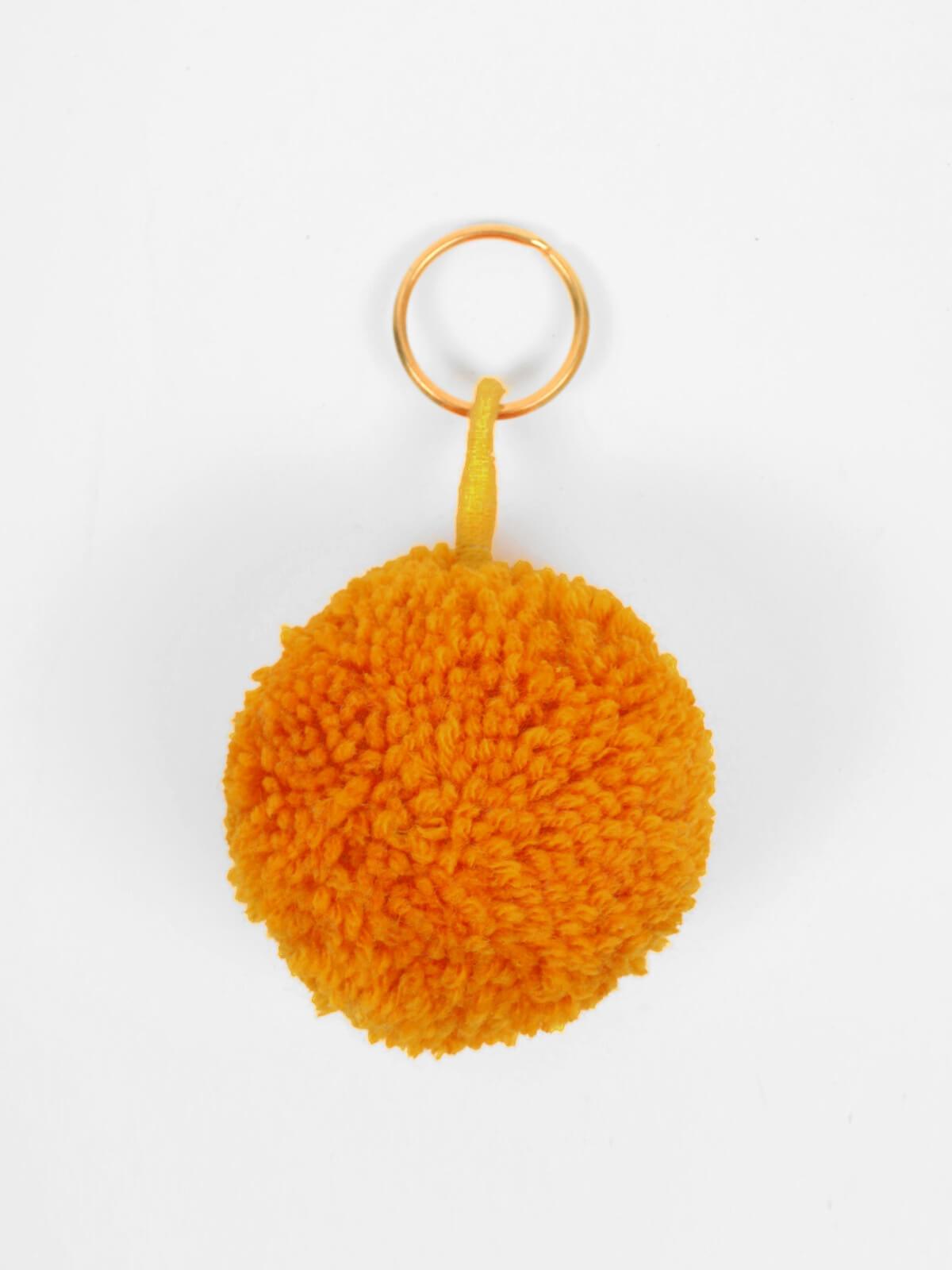 Cute Pom Pom Keychains for Women - Soft Fluffy Key Rings with Metal Hook - Perfect for Backpacks, Handbags, and Gift Giving