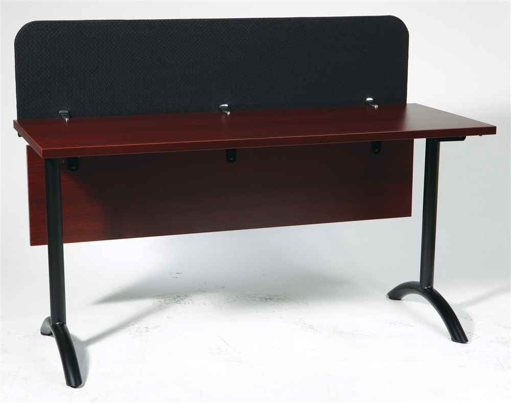 OSP Furniture 72-Inch Black Pace Tables Privacy Screen - Office Partition Divider for Workstations, Cubicles & Open Workspaces - Enhance Focus & Productivity in Modern Offices