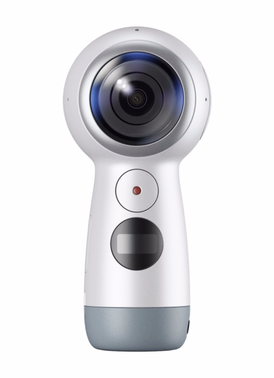 Samsung Gear 360 SM-R210 (2017 Edition) 4K 360-Degree Spherical Camera - International Version (Renewed) - Perfect for VR Content Creation, Travel Vlogging & Immersive Photography