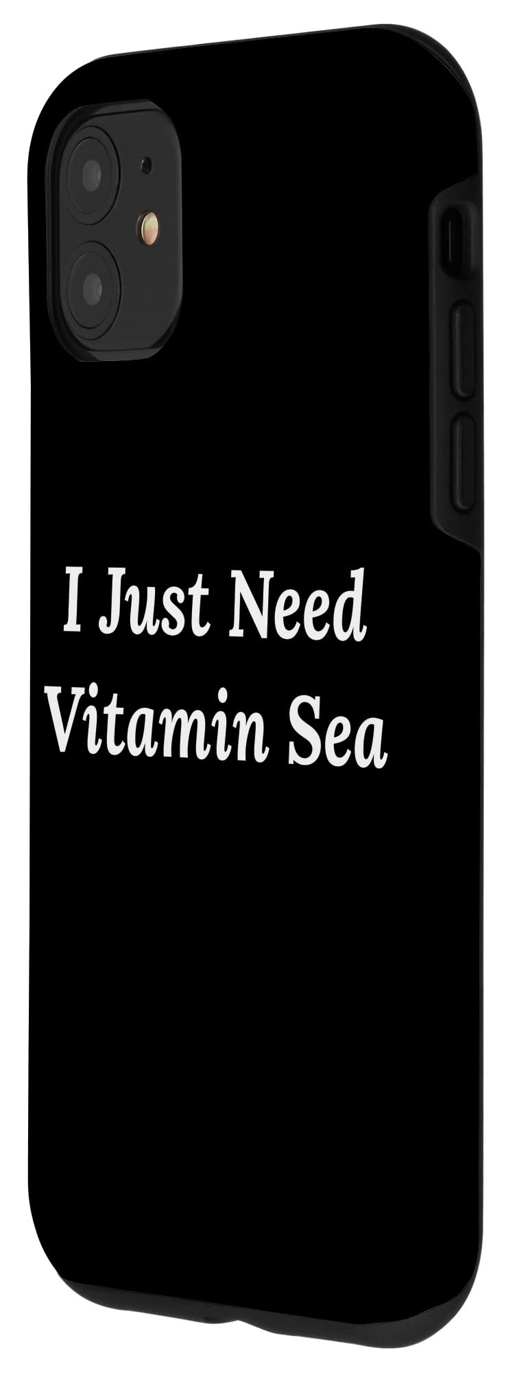 iPhone 11 Case - Premium Protective Phone Cover with Vitamin Sea Design | Perfect for Beach, Vacation & Summer Outings