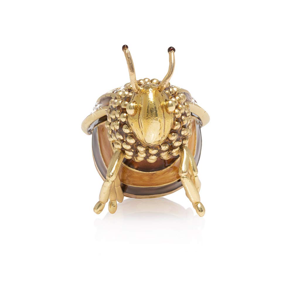 Jay Strongwater Winnie the Pooh Honey Bee Jewelry Box - Elegant Collectible Gift for Disney Fans, Home Decor & Jewelry Storage