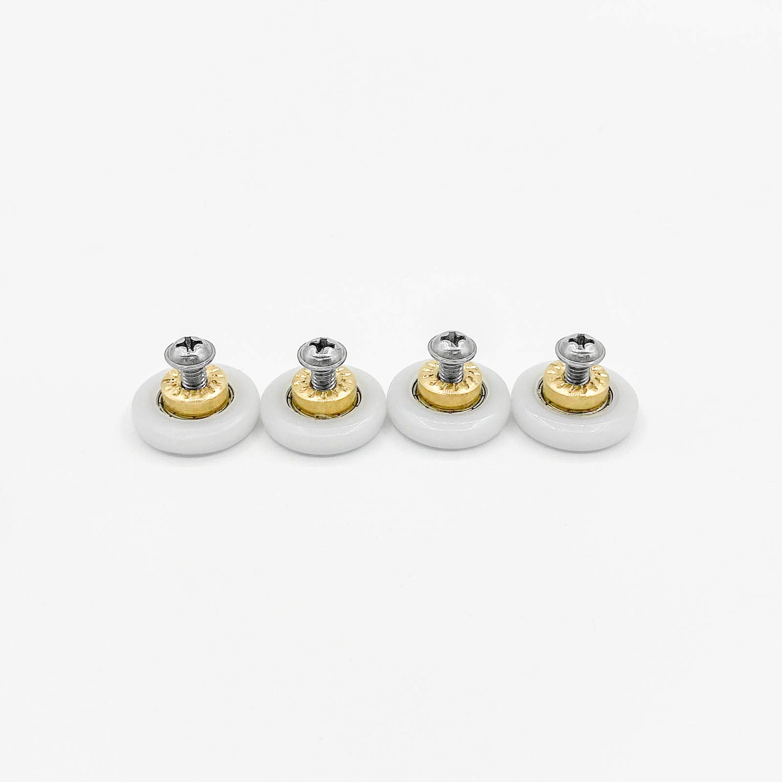 Premium Shower Door Rollers Replacement - Heavy Duty Sliding Glass Door Wheels for Bathroom Pan - Ultra Quiet Pulleys with Strong Load Bearing Capacity - Perfect for Home Renovation & Bathroom Upgrades
