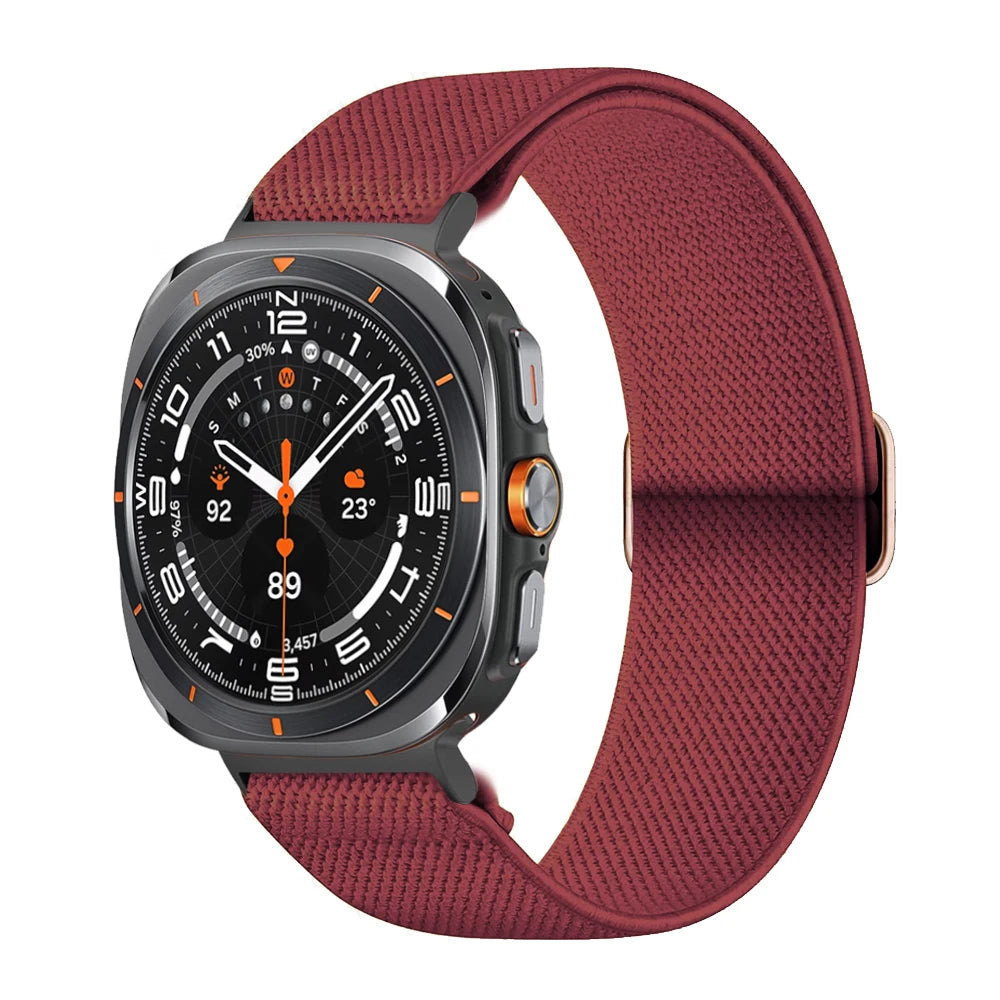 Elastic Bands for Samsung Galaxy Watch Ultra - Adjustable, Comfortable & Durable Replacement Strap for Workout, Running & Daily Use