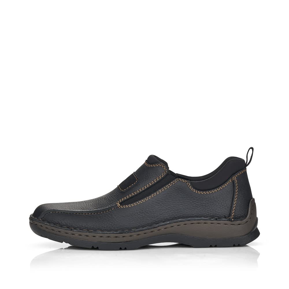 Rieker Men's Comfort Loafers - Slip-On Casual Shoes for Business & Leisure - Lightweight & Breathable for All-Day Wear