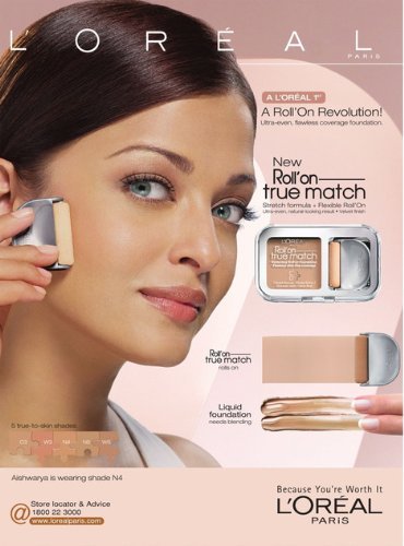 L'Oreal Paris True Match Roll-On Foundation - R5 Sable Rose C5/K5 Rose Sand, Lightweight Liquid Makeup for Natural Coverage, Perfect for Daily Wear & On-The-Go Touch Ups
