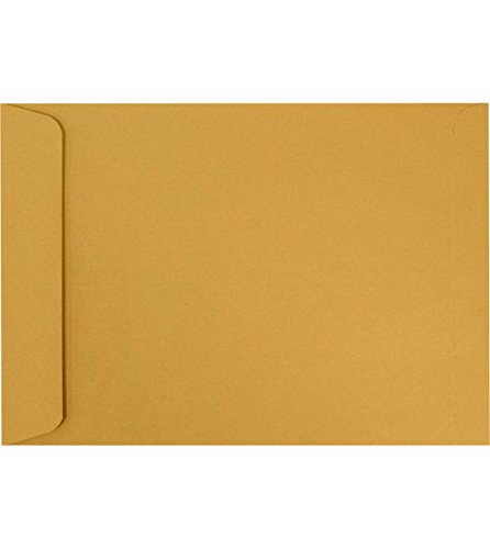 7 1/2 x 10 1/2 Open End Kraft Envelopes - 28lb Brown (Pack of 1000) | Business Mailing, Document Storage & Shipping Supplies for Office & Home Use