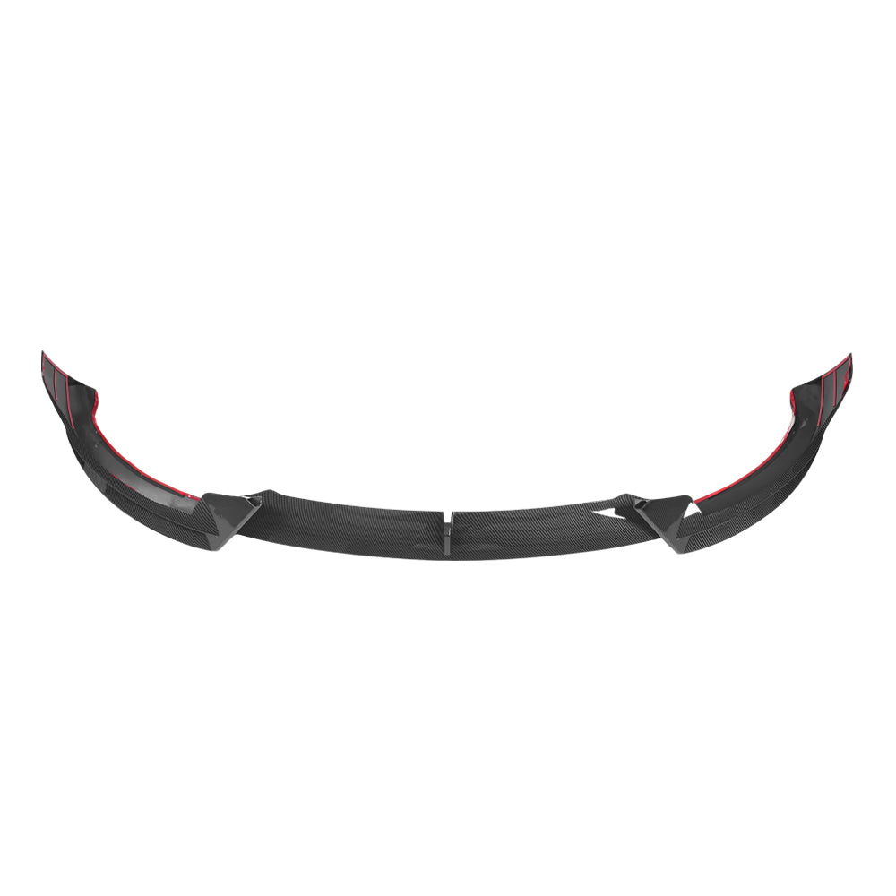 High-Performance Front Lip Spoiler for Tesla Model 3 (2017-2023) - ABS Plastic Body Kit in Glossy Black, Matte Black & Carbon Fiber | Enhance Aerodynamics & Sporty Look for Daily Driving & Car Shows