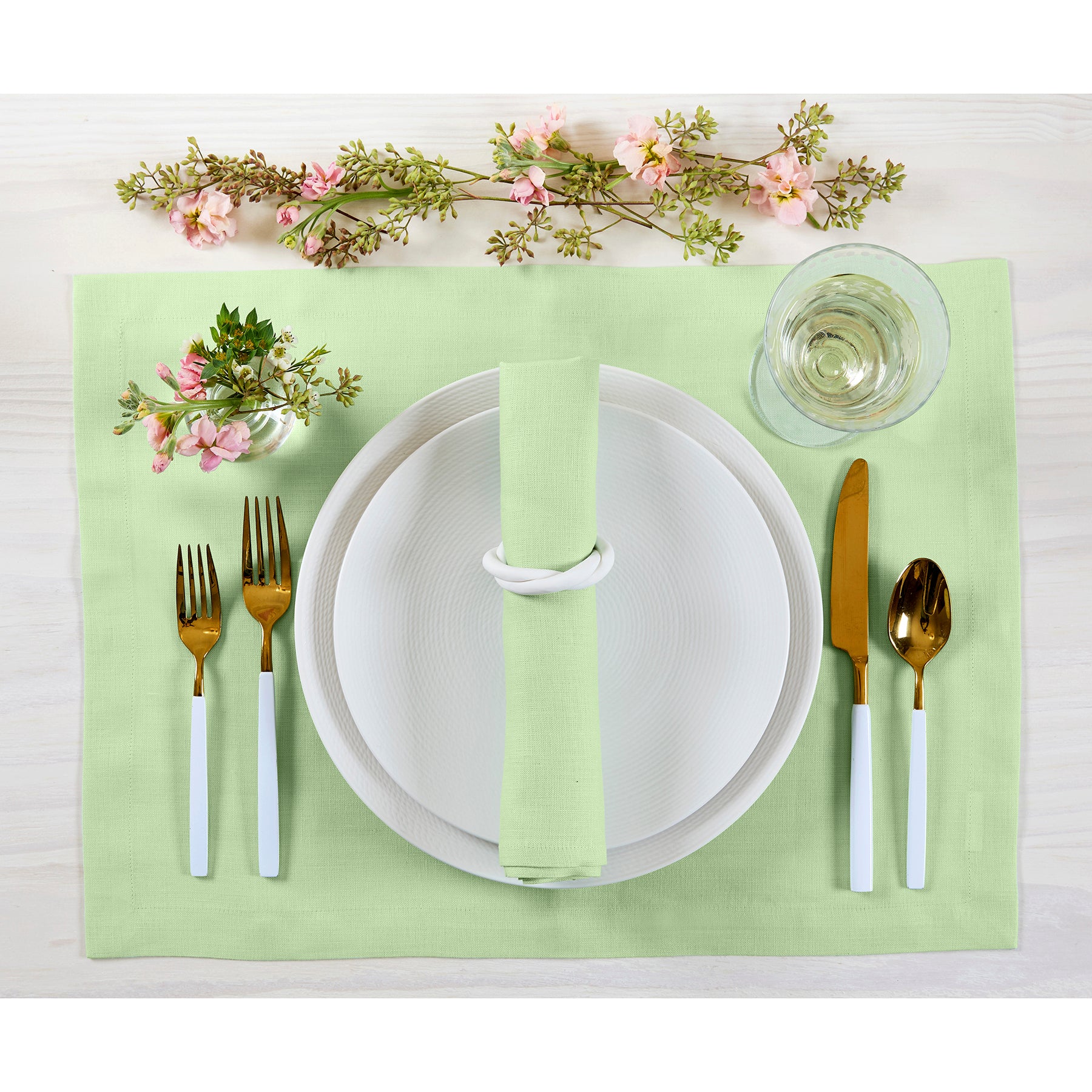 Eco-Friendly Linen Placemats Set of 6 - Premium Natural Table Mats for Dining, Kitchen, and Party Decor - Washable & Durable Home Tableware for Everyday Use and Special Occasions