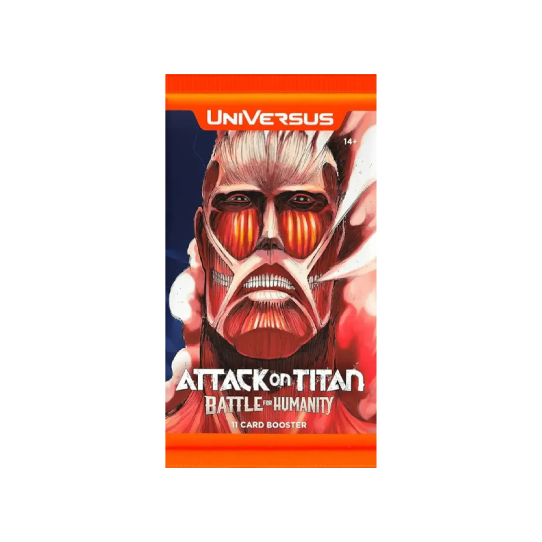 UniVersus Attack on Titan Battle for Humanity Booster Pack - Anime Trading Card Game for Collectors & Players - Perfect for Tournaments & Casual Play