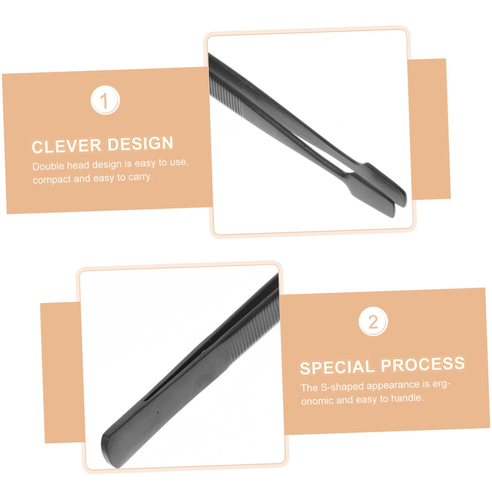 Ipetboom 4-Piece Stainless Steel Extension Tweezers Kit for Soldering, Electronics, Eyelash Extensions - Perfect for DIY, Jewelry Making & Precision Work