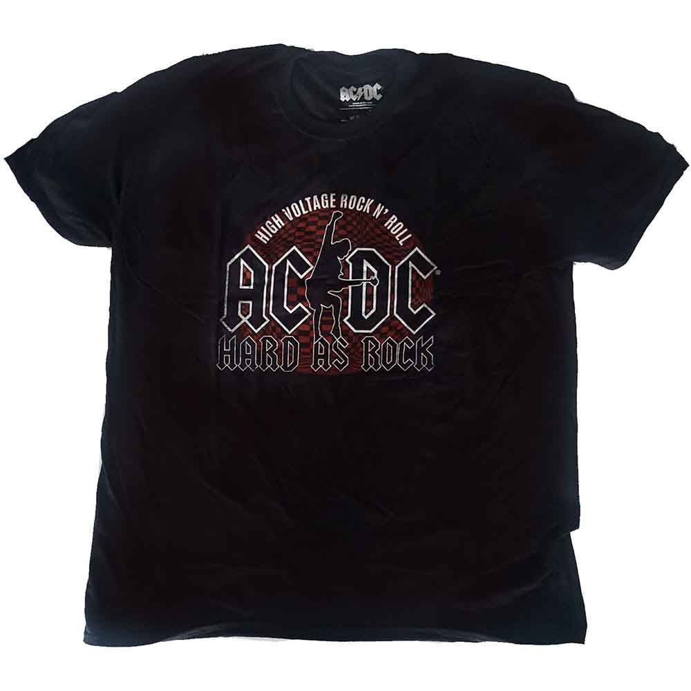 AC/DC Hard As Rock Vintage Band T-Shirt - Classic Rock Music Tee for Concerts & Casual Wear