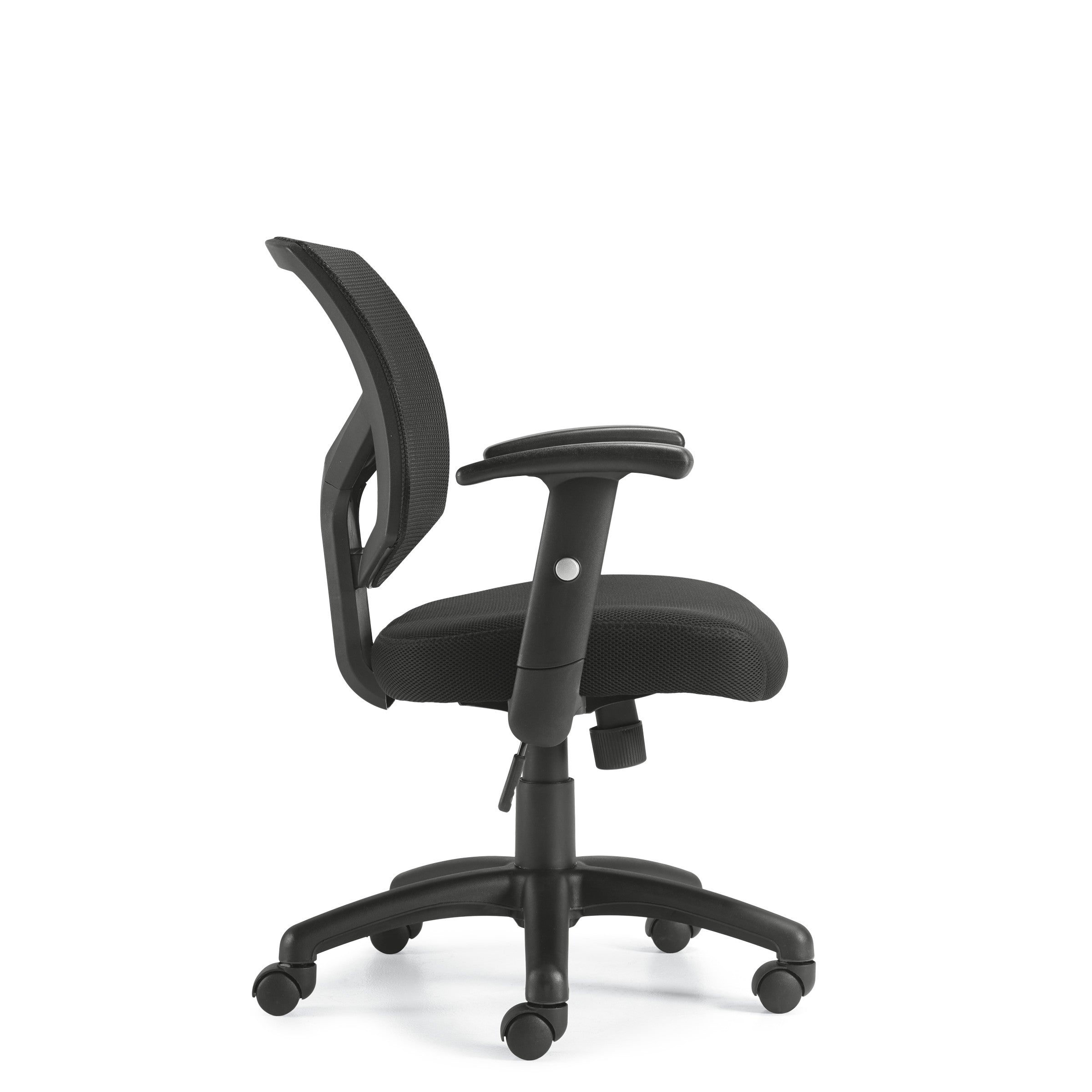 OTG11514B Mid Back Mesh Office Chair with Tilt Function - Ergonomic Adjustable Swivel Chair for Home & Office Workspace, Comfortable Breathable Mesh Back Support