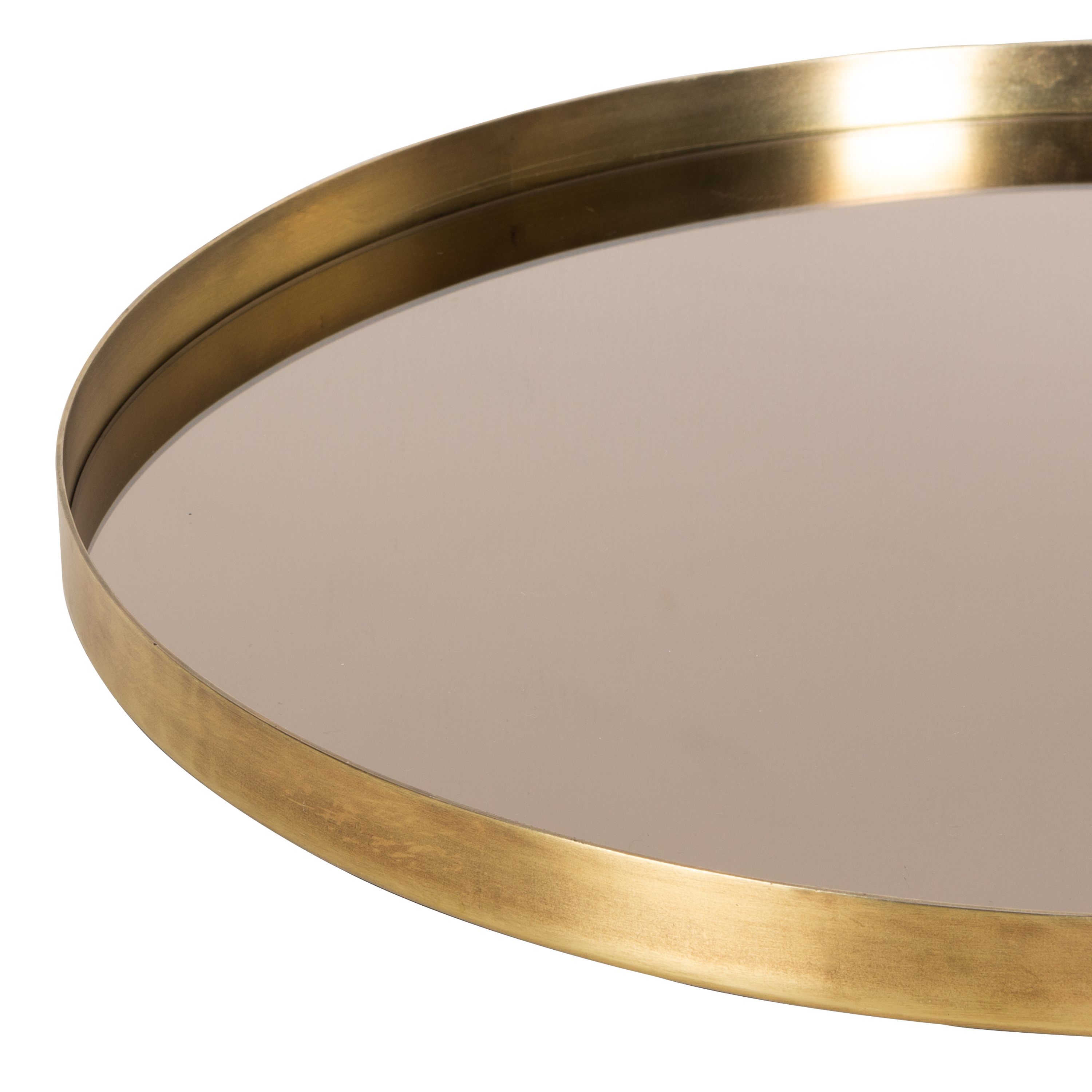 Stylish Round Acrylic Mirror Tray for Home Decor & Vanity Organization - Perfect for Jewelry Display, Bathroom Essentials, and Coffee Table Decor